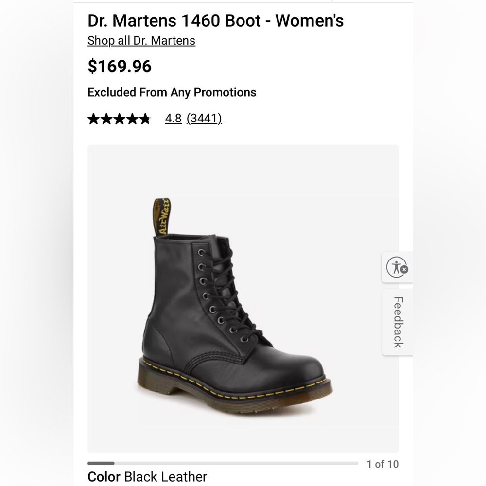 Dr. Martens 1460 Boot Women’s
